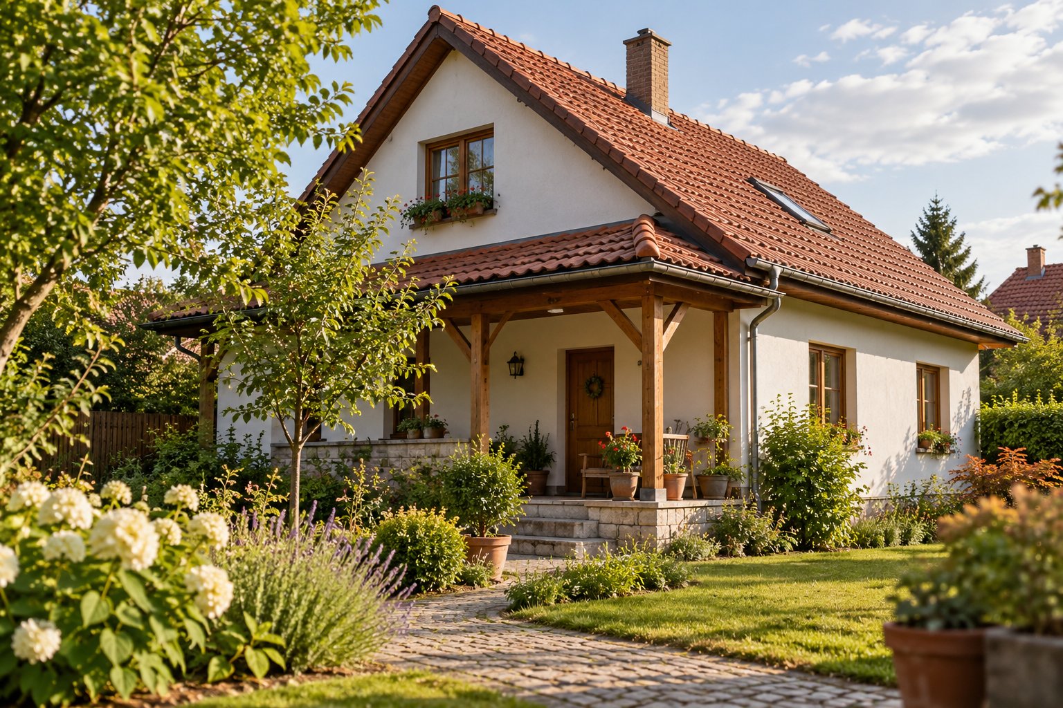 Felújított magyar családi ház gondozott kerttel